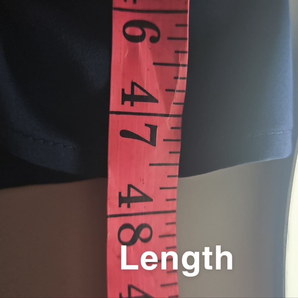 re:named Navy Draped Midi Dress - Picture 16 of 16